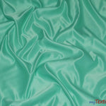 Load image into Gallery viewer, Stretch Matte Satin Peau de Soie Fabric | 60&quot; Wide | Stretch Duchess Satin | Stretch Dull Lamour Satin for Bridal, Wedding, Costumes, Bridesmaid Dress Fabric mytextilefabric Yards Ice Mint 
