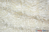 Australian Layered Puff Satin | 54" Wide | Multiple Colors | Fabric mytextilefabric Yards Ivory 