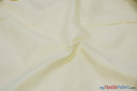 Polyester Silky Habotai Lining | 58" Wide | Super Soft and Silky Poly Habotai Fabric | Sample Swatch | Digital Printing, Apparel Lining, Drapery and Decor | Fabric mytextilefabric Sample Swatches Ivory 