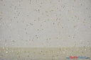 Tulle Glitter with Sequins and Glitter | 60" Wide | Multiple Colors | Glitter Tulle Fabric with Sequins Embellishments | Fabric mytextilefabric Yards Ivory 