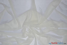 Load image into Gallery viewer, Two Tone Chiffon Fabric | Iridescent Chiffon Fabric | 60&quot; Wide | Clean Edge | Multiple Colors | Continuous Yards | Fabric mytextilefabric Yards Ivory (off-white) 