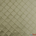 Load image into Gallery viewer, Taffeta Pintuck Fabric | 2&quot;x2&quot; Diamond | Diamond Taffeta Fabric | 54&quot; Wide | Multiple Colors | Fabric mytextilefabric Yards Ivory 
