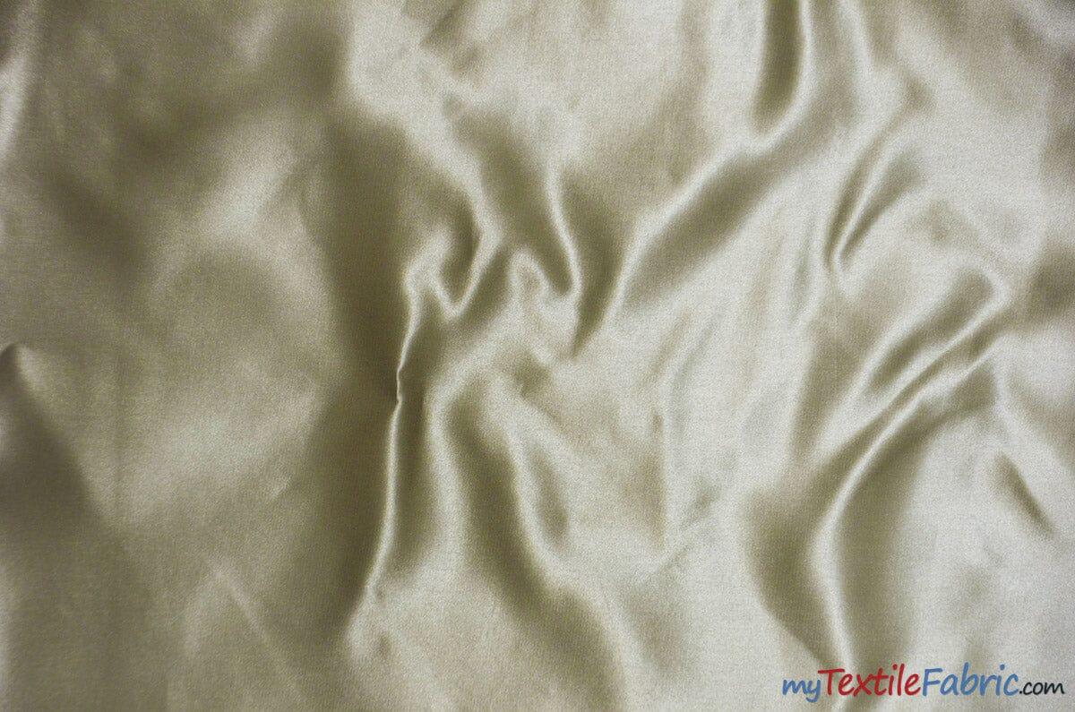 Bridal Satin Fabric | Shiny Bridal Satin | 60" Wide | Multiple Colors | Continuous Yards | Fabric mytextilefabric Yards Ivory 