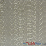 Load image into Gallery viewer, Polyester Cotton Eyelet Embroidery | One Side Scallop | 45&quot; Wide | Multiple Colors | Fabric mytextilefabric Yards Ivory 
