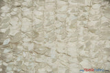 Leaf Taffeta | Hanging Leaf Taffeta | 57" Wide | Multiple Colors Available | Fabric mytextilefabric Yards Ivory 