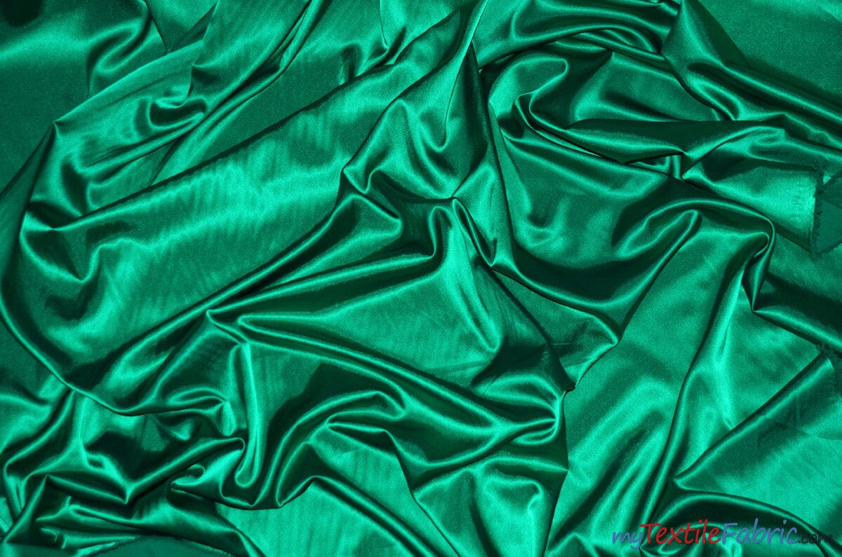 Silky Soft Medium Satin Fabric | Lightweight Event Drapery Satin | 60" Wide | Economic Satin by the Wholesale Bolt | Fabric mytextilefabric 