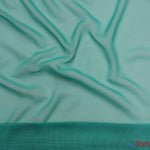 Load image into Gallery viewer, Chiffon Fabric | Super Soft &amp; Flowy | 60&quot; Wide | Sample Swatch | Fabric mytextilefabric Sample Swatches Jade 

