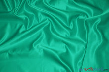 Load image into Gallery viewer, L&#39;Amour Satin Fabric | Polyester Matte Satin | Peau De Soie | 60&quot; Wide | Sample Swatch | Wedding Dress, Tablecloth, Multiple Colors | Fabric mytextilefabric Sample Swatches Jade 