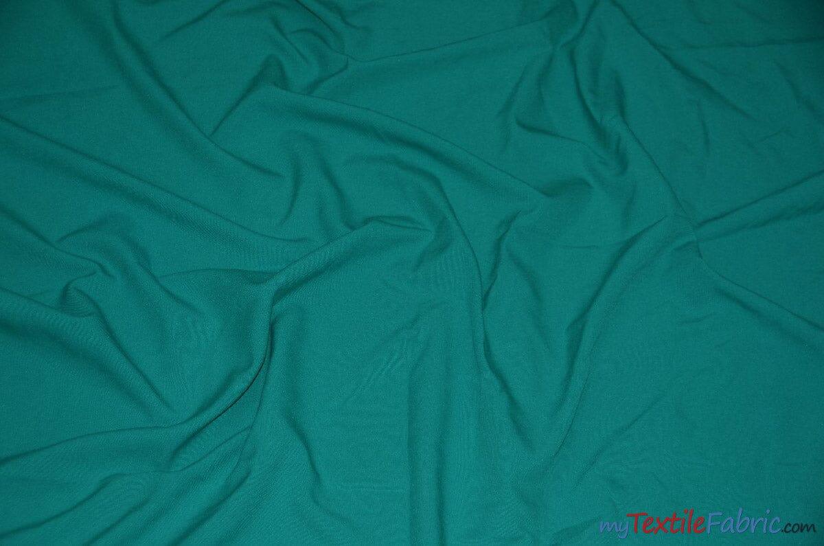 60" Wide Polyester Fabric Sample Swatches | Visa Polyester Poplin Sample Swatches | Basic Polyester for Tablecloths, Drapery, and Curtains | Fabric mytextilefabric Sample Swatches Jade 