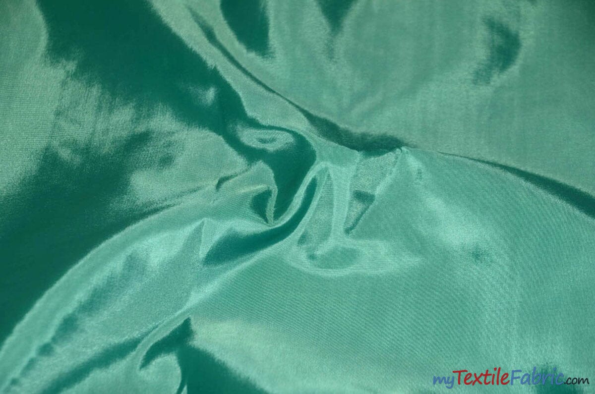 Polyester Lining Fabric | Woven Polyester Lining | 60" Wide | Wholesale Bolt | Imperial Taffeta Lining | Apparel Lining | Tent Lining and Decoration | Fabric mytextilefabric Bolts Jade 