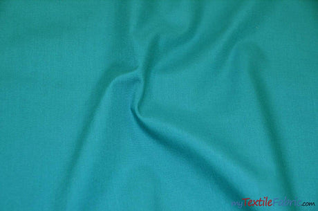 Polyester Cotton Broadcloth Fabric | 60" Wide | Solid Colors | Wholesale Bolt | Multiple Colors | Fabric mytextilefabric Bolts Jade 