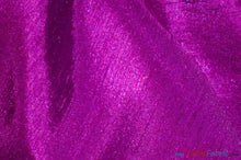 Load image into Gallery viewer, Shantung Satin Fabric | Satin Dupioni Silk Fabric | 60&quot; Wide | Multiple Colors | Sample Swatch | Fabric mytextilefabric Sample Swatches Jewel Purple 
