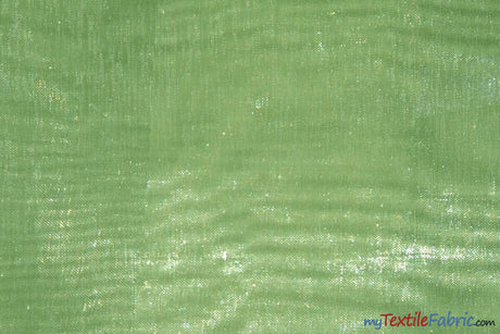 Soft and Smooth Mirror Organza Fabric | 60" Wide | Continuous Yards | Multiple Colors | Fabric mytextilefabric Yards Kiwi 