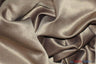 L'Amour Satin Fabric | Polyester Matte Satin | Peau De Soie | 60" Wide | Continuous Yards | Wedding Dress, Tablecloth, Multiple Colors | Fabric mytextilefabric Yards Latte 