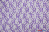 Very Soft Lingerie Stretch Lace | Giselle Floral Lace | Vintage Stretch Lace | 60" Wide | Multiple Colors | Lingerie Lace | Fabric mytextilefabric Yards Lavender 