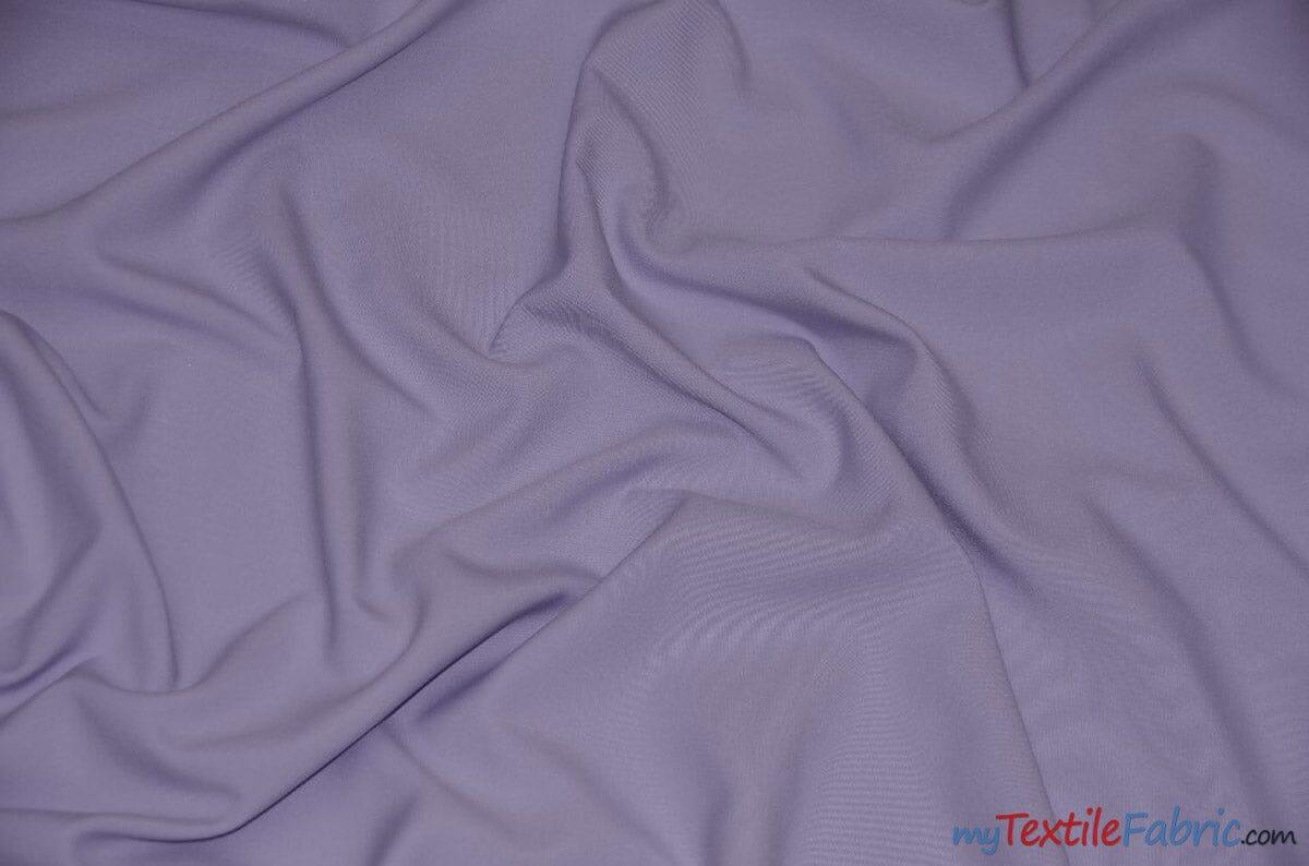 60" Wide Polyester Fabric Wholesale Bolt | Visa Polyester Poplin Fabric | Basic Polyester for Tablecloths, Drapery, and Curtains | Fabric mytextilefabric Bolts Lavender 