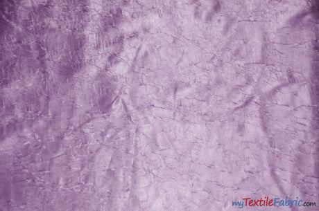 Silky Crush Satin | Crush Charmeuse Bichon Satin | 54" Wide | Sample Swatches | Multiple Colors | Fabric mytextilefabric Sample Swatches Lavender 