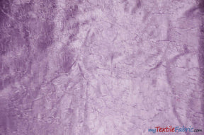 Silky Crush Satin | Crush Charmeuse Bichon Satin | 54" Wide | Continuous Yards | Multiple Colors | Fabric mytextilefabric Yards Lavender 