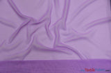 Double Georgette Fabric | 100% Polyester | 60" Wide | Multiple Colors | Poly Georgette Fabric | Fabric mytextilefabric Yards Lavender 