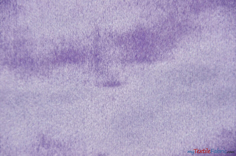 Royal Velvet Fabric | Soft and Plush Non Stretch Velvet Fabric | 60" Wide | Apparel, Decor, Drapery and Upholstery Weight | Multiple Colors | Sample Swatch | Fabric mytextilefabric Sample Swatches Lavender 