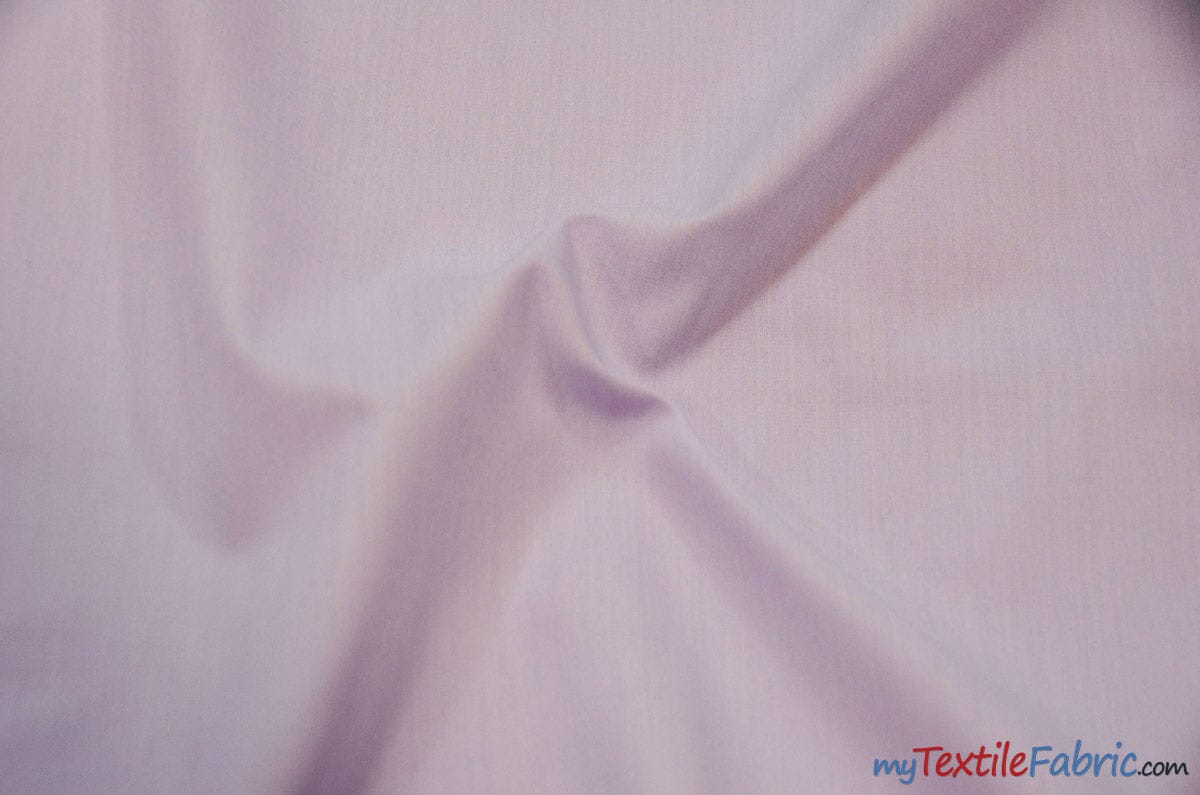 Broadcloth Fabric - Polyester-Cotton Blend - Light Pink