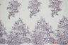 Camilla Embroidery Fabric | Bridal Lace Design YX 1098 | 52" Wide | Fabric mytextilefabric Yards Lavender 