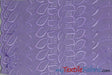 Polyester Cotton Eyelet Embroidery | One Side Scallop | 45" Wide | Multiple Colors | Fabric mytextilefabric Yards Lavender 