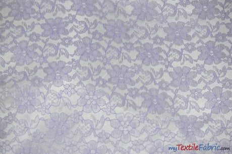 Raschel Lace Fabric | 60" Wide | Vintage Lace Fabric | Bridal Lace, Decoration, Curtain, Tablecloth | Boutique Lace Fabric | Floral Lace Fabric | Fabric mytextilefabric Yards Lavender 