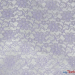 Load image into Gallery viewer, Raschel Lace Fabric | 60&quot; Wide | Vintage Lace Fabric | Bridal Lace, Decoration, Curtain, Tablecloth | Boutique Lace Fabric | Floral Lace Fabric | Fabric mytextilefabric Yards Lavender 
