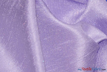 Load image into Gallery viewer, Shantung Satin Fabric | Satin Dupioni Silk Fabric | 60&quot; Wide | Multiple Colors | Continuous Yards | Fabric mytextilefabric Yards Lavender 