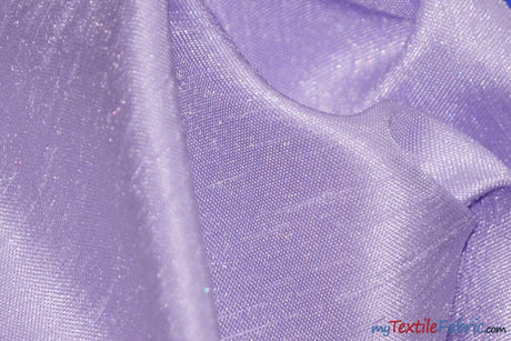 Shantung Satin Fabric | Satin Dupioni Silk Fabric | 60" Wide | Multiple Colors | Sample Swatch | Fabric mytextilefabric Sample Swatches Lavender 