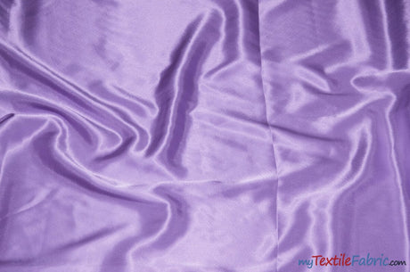 Crepe Back Satin | Korea Quality | 60" Wide | Continuous Yards | Multiple Colors | Fabric mytextilefabric Yards Lavender 