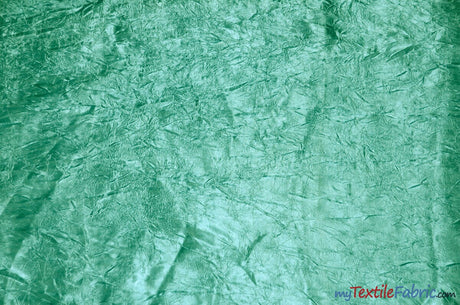 Silky Crush Satin | Crush Charmeuse Bichon Satin | 54" Wide | Wholesale Bolt | Multiple Colors | Fabric mytextilefabric Bolts Light Aqua 