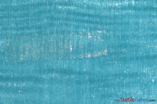 Load image into Gallery viewer, Soft and Smooth Mirror Organza Fabric | 60&quot; Wide | Sample Swatch | Multiple Colors | Fabric mytextilefabric Sample Swatches Light Aqua 