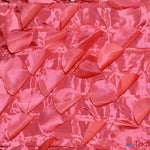 Load image into Gallery viewer, Petal Taffeta Fabric | Hanging Round Petal Taffeta | 57&quot; Wide | Multiple Colors Fabric mytextilefabric Yards Light Coral 
