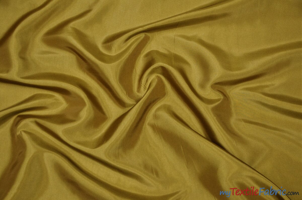 Taffeta Fabric | Two Tone Taffeta Fabric | Non Stretch Taffeta | 60" Wide | Multiple Solid Colors | Wholesale Bolt | Fabric mytextilefabric Bolts Light Gold 