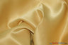 L'Amour Satin Fabric | Polyester Matte Satin | Peau De Soie | 60" Wide | Wholesale Bolt | Wedding Dress, Tablecloth, Multiple Colors | Fabric mytextilefabric Bolts Light Gold 