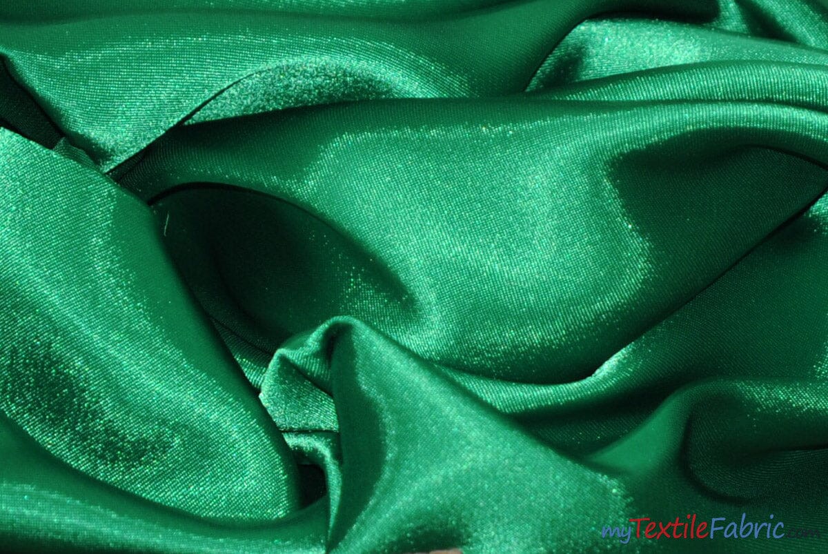 Silky Soft Medium Satin Fabric | Lightweight Event Drapery Satin | 60" Wide | Economic Satin by the Wholesale Bolt | Fabric mytextilefabric Bolts Light Green 0043 