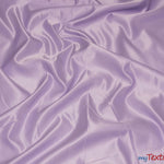Load image into Gallery viewer, L&#39;Amour Satin Fabric | Polyester Matte Satin | Peau De Soie | 60&quot; Wide | Sample Swatch | Wedding Dress, Tablecloth, Multiple Colors | Fabric mytextilefabric Sample Swatches Light Lavender 
