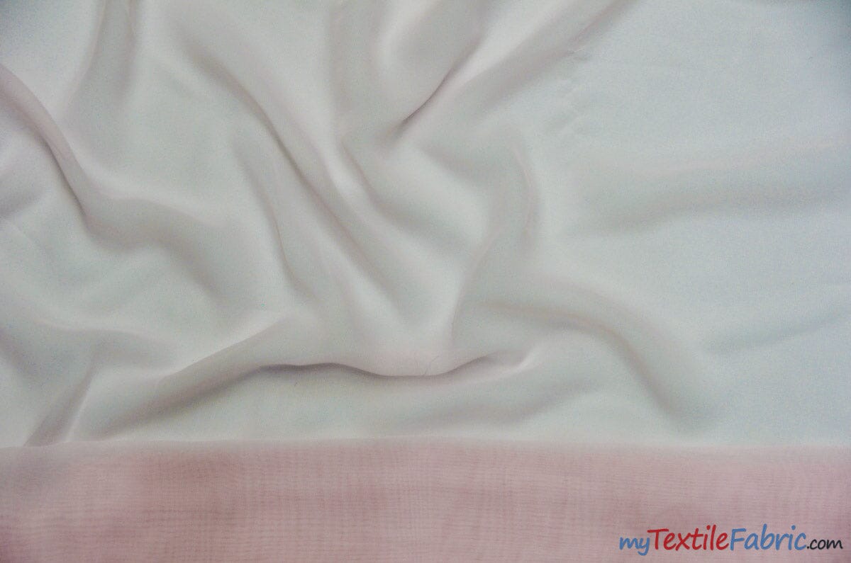 Chiffon Fabric | Super Soft & Flowy | 60" Wide | Sample Swatch | Fabric mytextilefabric Sample Swatches Light Pink 