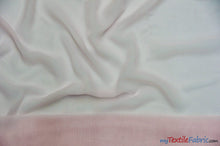 Load image into Gallery viewer, Chiffon Fabric | Super Soft &amp; Flowy | 60&quot; Wide | By the Continuous Yard | Multiple Colors | Fabric mytextilefabric Yards Light Pink 