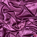 Load image into Gallery viewer, Charmeuse Satin Fabric | Silky Soft Satin | 60&quot; Wide | Wholesale Bolt Only | Multiple Colors | Fabric mytextilefabric Bolts Light Plum 

