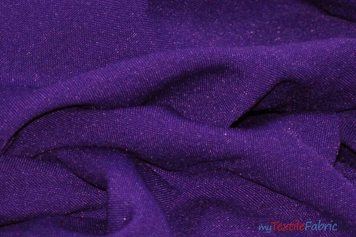 Scuba Double Knit Fabric | Basic Wrinkle Free Polyester Fabric with Mechanical Stretch | 60" Wide | Multiple Colors | Poly Knit Fabric | Fabric mytextilefabric Yards Light Purple 