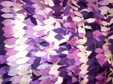Load image into Gallery viewer, Leaf Taffeta | Hanging Leaf Taffeta | 57&quot; Wide | Multiple Colors Available | Fabric mytextilefabric Yards Light Purple 