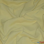 Load image into Gallery viewer, 60&quot; Wide Polyester Fabric by the Yard | Visa Polyester Poplin Fabric | Basic Polyester for Tablecloths, Drapery, and Curtains | Fabric mytextilefabric Yards Light Yellow 
