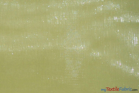 Soft and Smooth Mirror Organza Fabric | 60" Wide | Continuous Yards | Multiple Colors | Fabric mytextilefabric Yards Light Yellow 