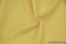 Load image into Gallery viewer, Polyester Lining Fabric | Woven Polyester Lining | 60&quot; Wide | Sample Swatch | Imperial Taffeta Lining | Apparel Lining | Tent Lining and Decoration | Fabric mytextilefabric Sample Swatches Light Yellow 