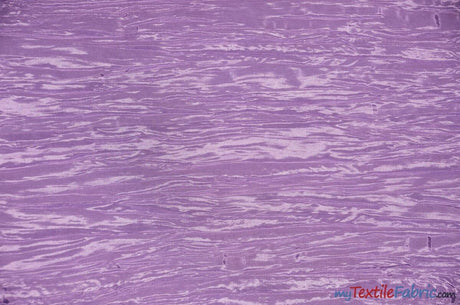 Crease Taffeta Fabric | Crush Taffeta | 52" Wide | Continuous Yards | Multiple Colors | Fabric mytextilefabric Yards Lilac 