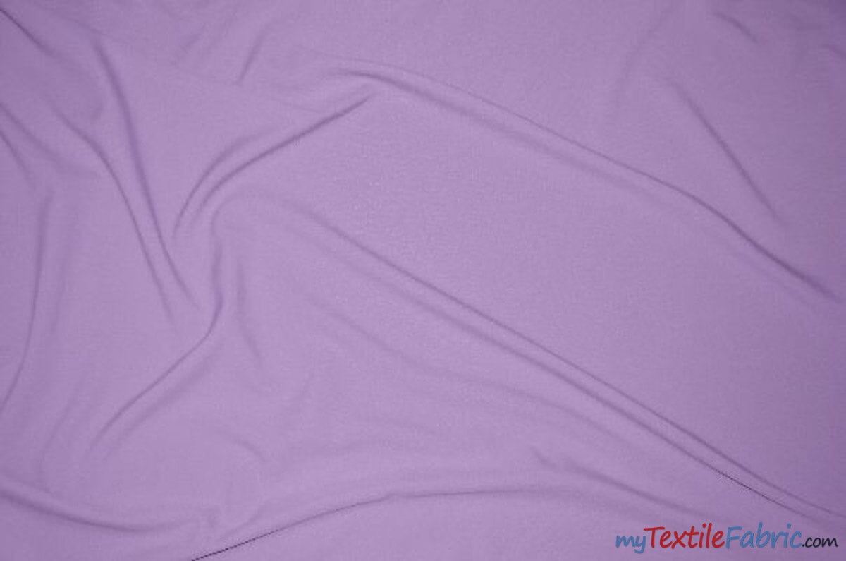 60" Wide Polyester Fabric by the Yard | Visa Polyester Poplin Fabric | Basic Polyester for Tablecloths, Drapery, and Curtains | Fabric mytextilefabric Yards Lilac 