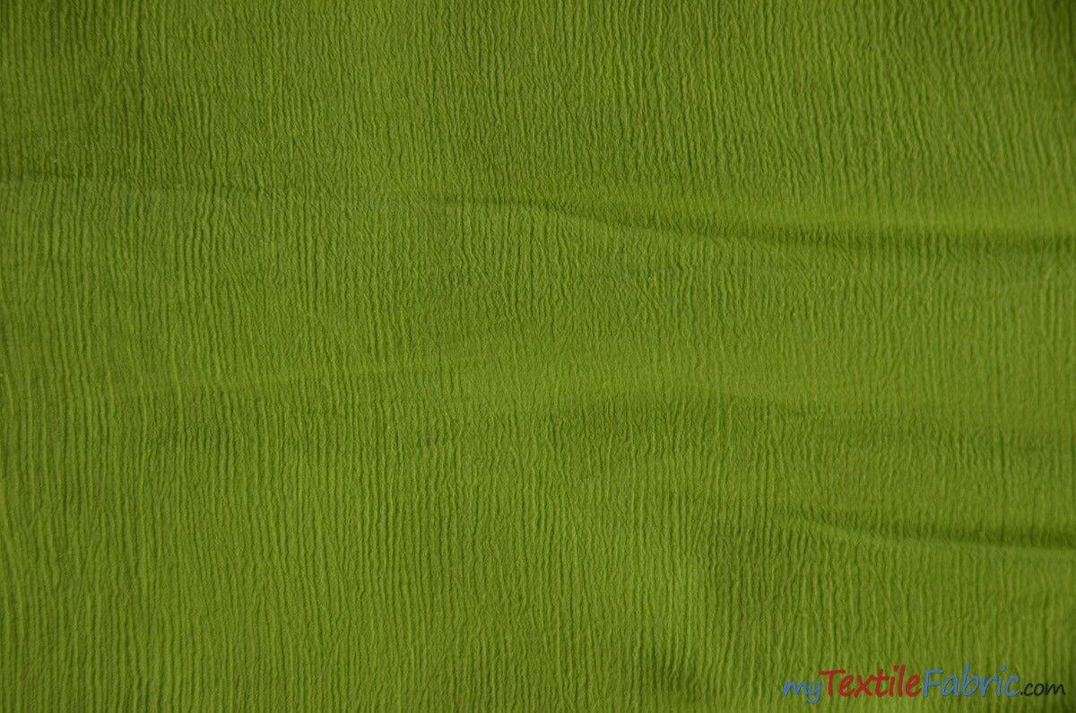 100% Cotton Gauze Fabric | Soft Lightweight Cotton Muslin | 48" Wide | Continuous Yard | Fabric mytextilefabric Yards Lime 